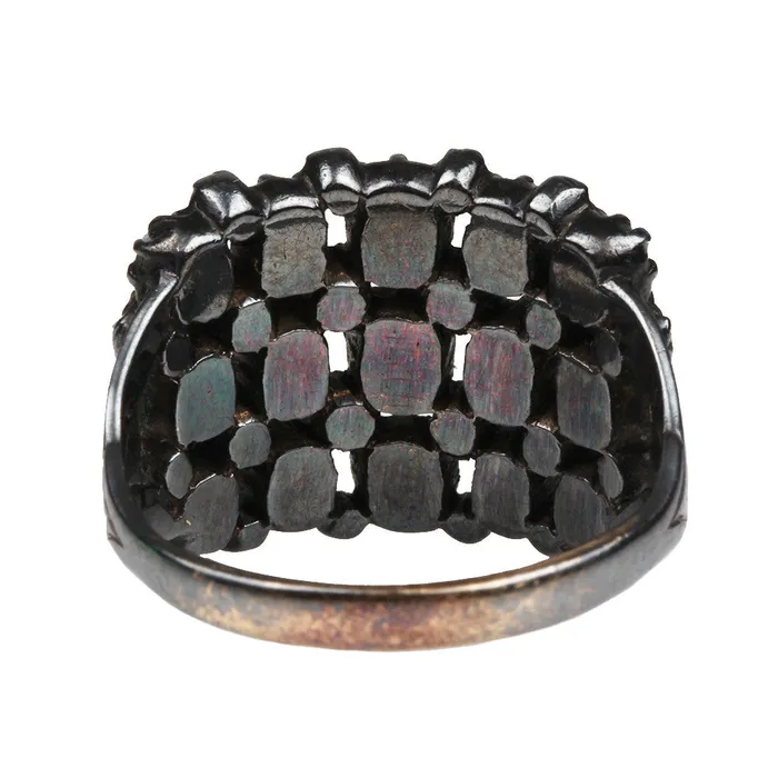Bell Bird Antiques Georgian Old Mine Cut Diamond Ring Rings