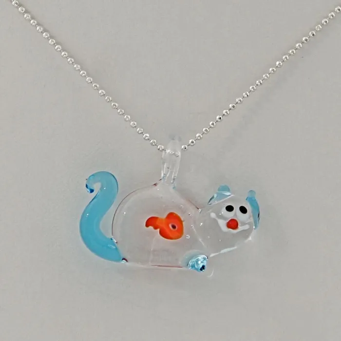 MuranoVitrum Necklaces Kitty Cat necklace