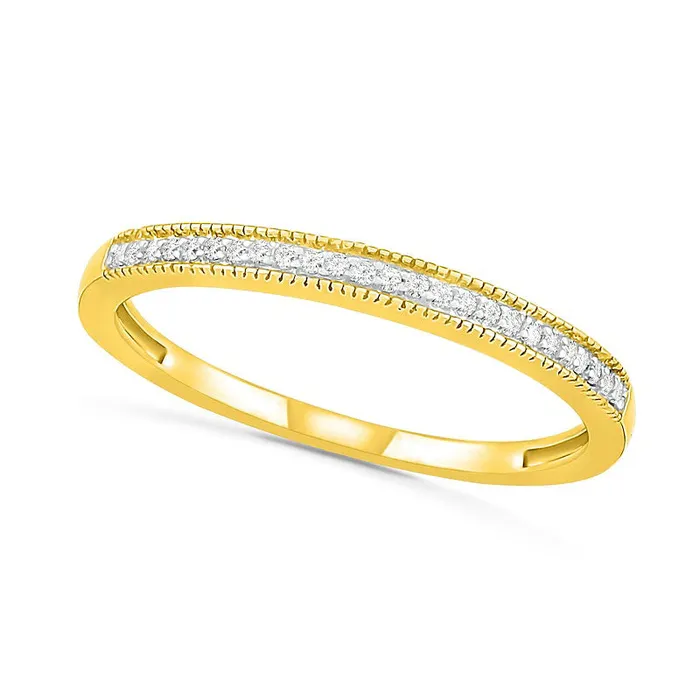 033 CT TW PrincessCut Natural Diamond Frame Antique VintageStyle Bridal Engagement Ring Set in Solid 10K Yellow Gold Goldia Rings 033 CT TW PrincessCut Natural Diamond Frame Antique VintageStyle Bridal Engagement Ring Set in Solid 10K Yellow Gold Goldia Rings