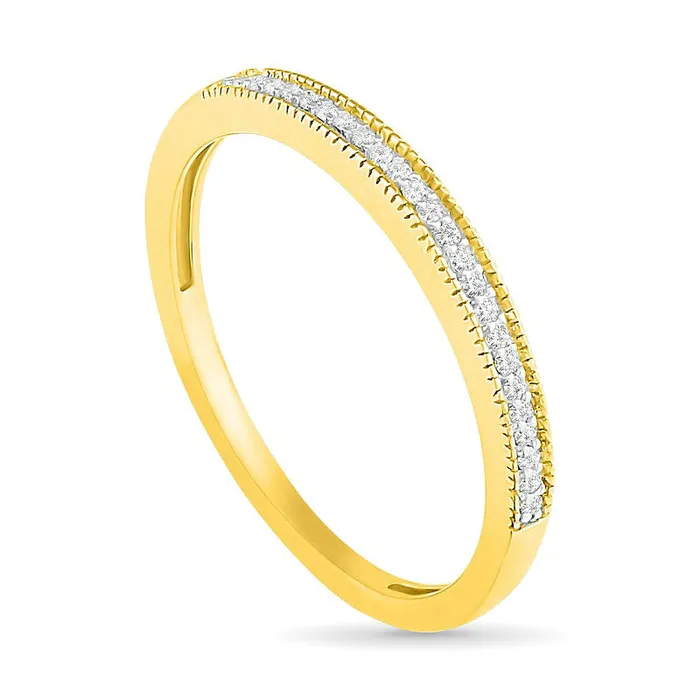 033 CT TW PrincessCut Natural Diamond Frame Antique VintageStyle Bridal Engagement Ring Set in Solid 10K Yellow Gold Goldia Rings 033 CT TW PrincessCut Natural Diamond Frame Antique VintageStyle Bridal Engagement Ring Set in Solid 10K Yellow Gold Goldia Rings