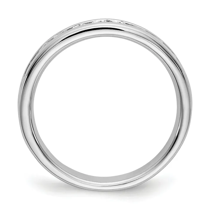 051ct CZ Solid Real 14k True Origin Lab Grown SIVS Near Colorless Mens Wedding Band Ring Goldia Rings