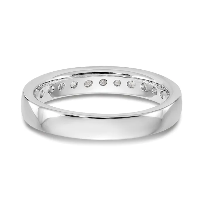 051ct CZ Solid Real 14k True Origin Lab Grown SIVS Near Colorless Mens Wedding Band Ring Goldia Rings