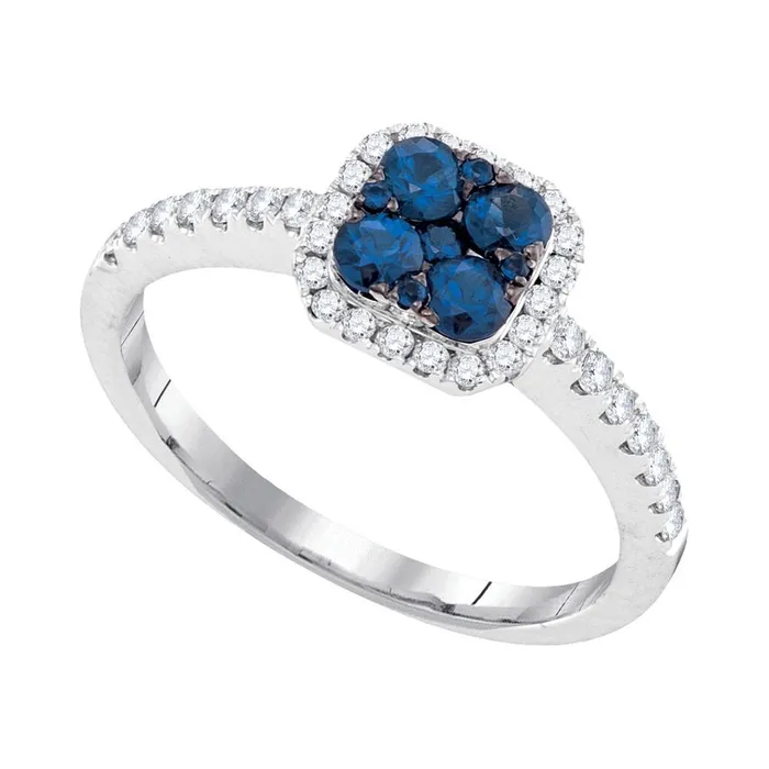 13CTWDiamond 38MINCT SAPPHIRE RING gndatlanta Rings