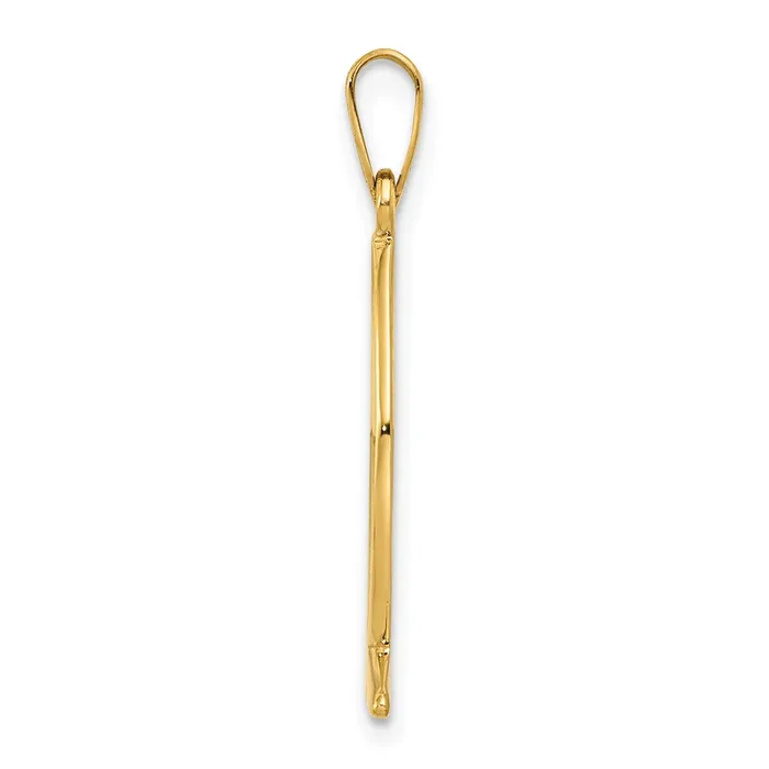 Goldia Charm Necklaces 14k Yellow Gold Ichthus Fish Charm