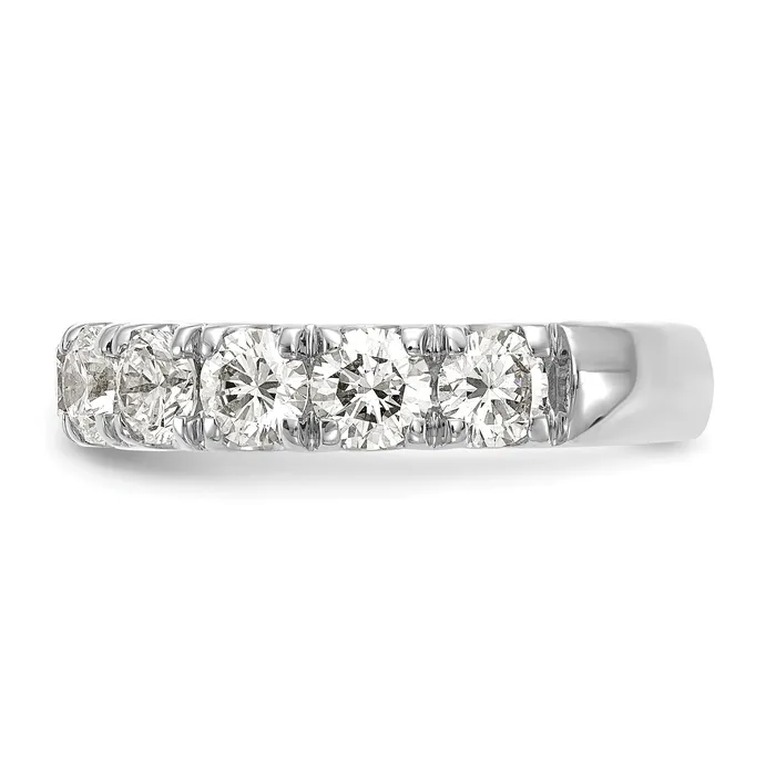 Goldia Rings 14k White Gold 2 Ct Lab Grown Diamond VSSI G Wedding Band Ring