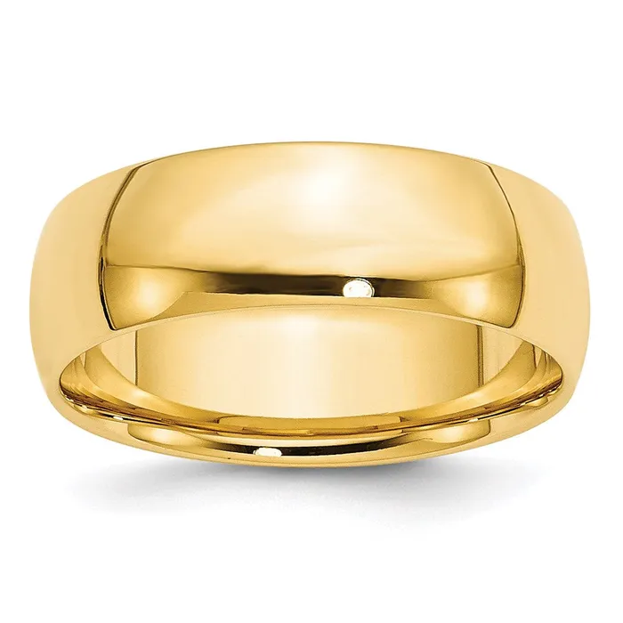 Goldia Rings Solid 10K Yellow Gold 7mm Light Weight Comfort Fit MensWomens Wedding Band Ring Size 5 Goldia Rings Solid 10K Yellow Gold 7mm Light Weight Comfort Fit MensWomens Wedding Band Ring Size 5
