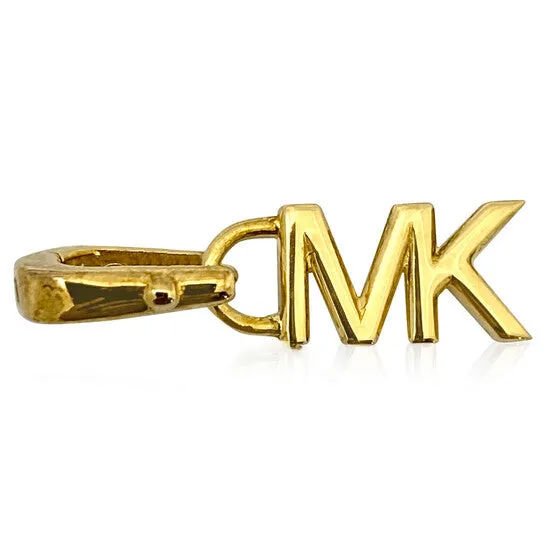 Original Michael Kors 14k GoldPlated Sterling Silver Mott Logo Charm JMS always Rings Original Michael Kors 14k GoldPlated Sterling Silver Mott Logo Charm JMS always Rings
