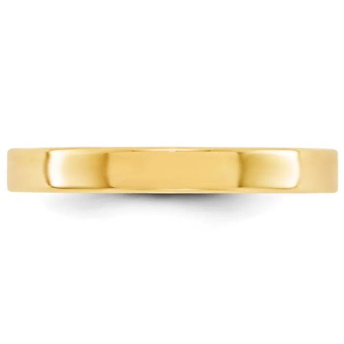 Rings Goldia Solid 10K Yellow Gold 3mm Light Weight Flat MensWomens Wedding Band Ring Size 95 Rings Goldia Solid 10K Yellow Gold 3mm Light Weight Flat MensWomens Wedding Band Ring Size 95