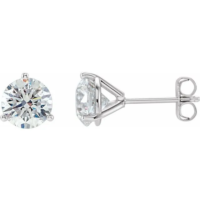 Earrings 14K White Gold 15 CTW Natural Diamond Stud Earrings TreasureFineJewelers Earrings 14K White Gold 15 CTW Natural Diamond Stud Earrings TreasureFineJewelers