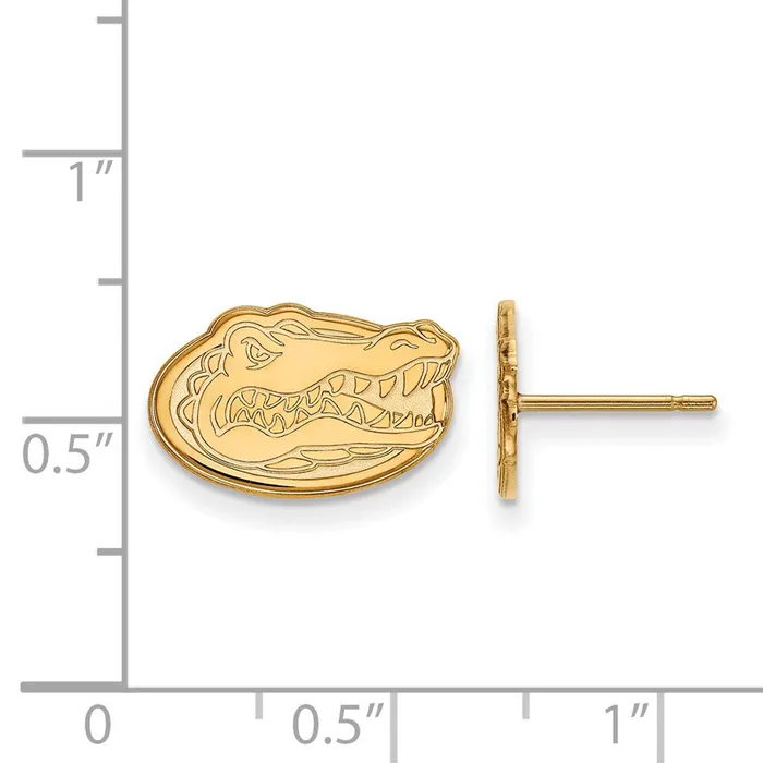 Earrings TreasureFineJewelers 14k Gold University of Florida XS Post Earrings