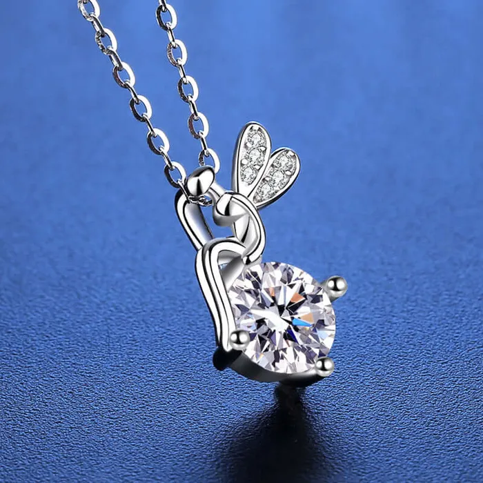 Necklaces Flower Fairy Moissanite Necklace Trendolla Jewelry
