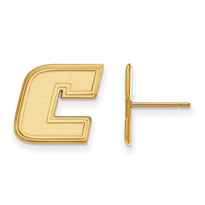 Sterling Silver Goldplated University of Tennessee at Chattanooga Letter C Small Post Earrings TreasureFineJewelers Earrings Sterling Silver Goldplated University of Tennessee at Chattanooga Letter C Small Post Earrings TreasureFineJewelers Earrings
