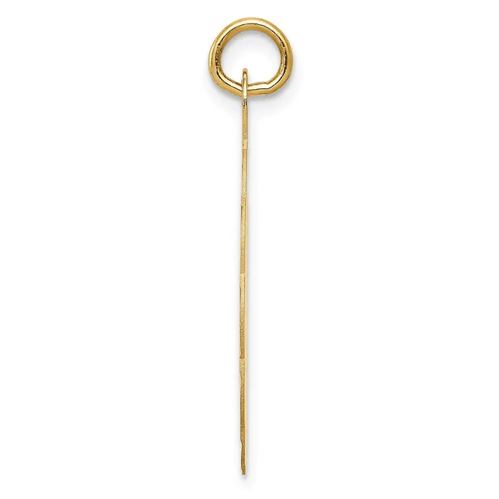 TreasureFineJewelers Charm Necklaces 14k Yellow Gold HAPPY ANNIVERSARY Charm