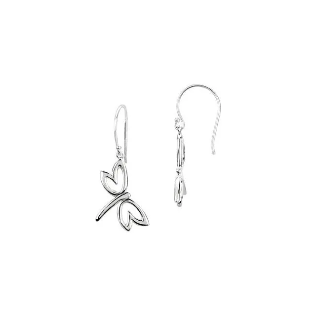 TreasureFineJewelers Earrings Petite Dragonfly Earrings
