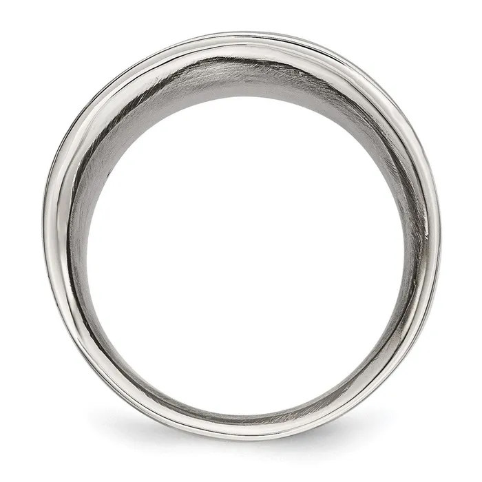 TreasureFineJewelers Rings Stainless Steel Polished Ring
