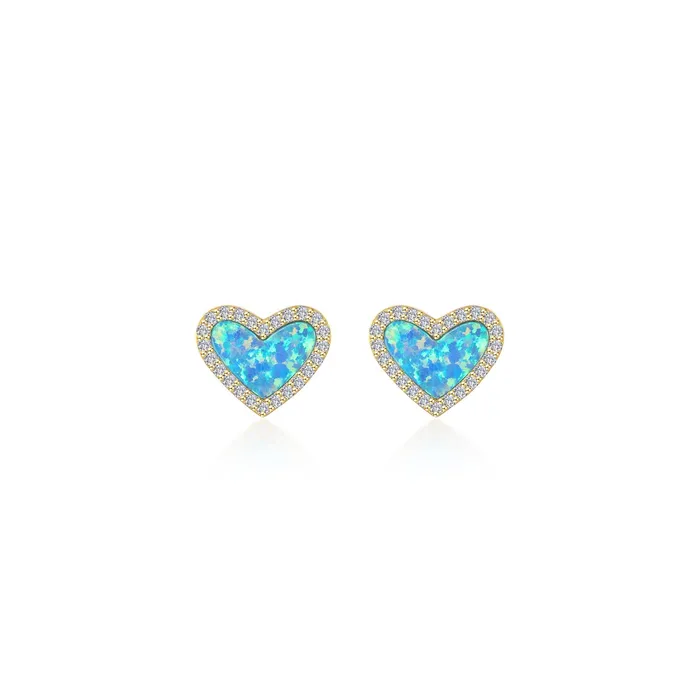 Halo Heart Stud Earrings Lafonn Earrings
