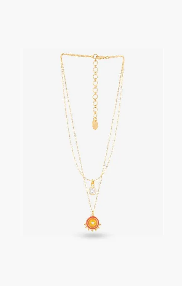 Necklaces PRERTO ECOMMERCE PRIVATE LIMITED Soleil Gold Charm Necklace