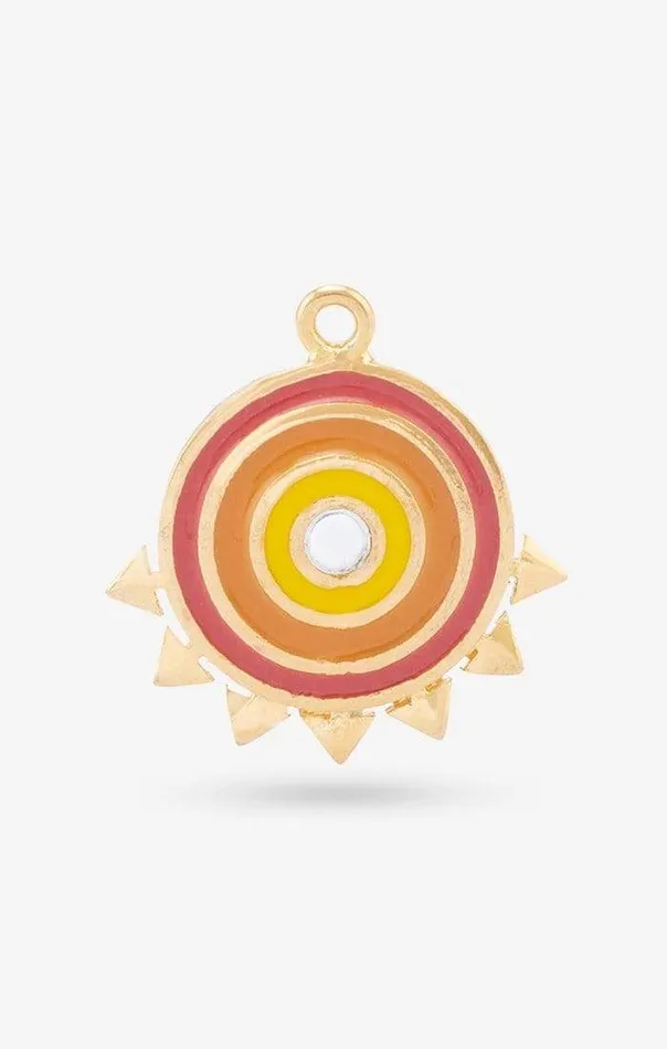 Necklaces PRERTO ECOMMERCE PRIVATE LIMITED Soleil Gold Charm Necklace