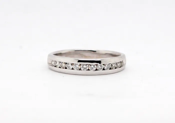 Rings FULLERS PURCHASE FROM PUBLIC 14KW 33 Cttw Diamond Wedding Ring