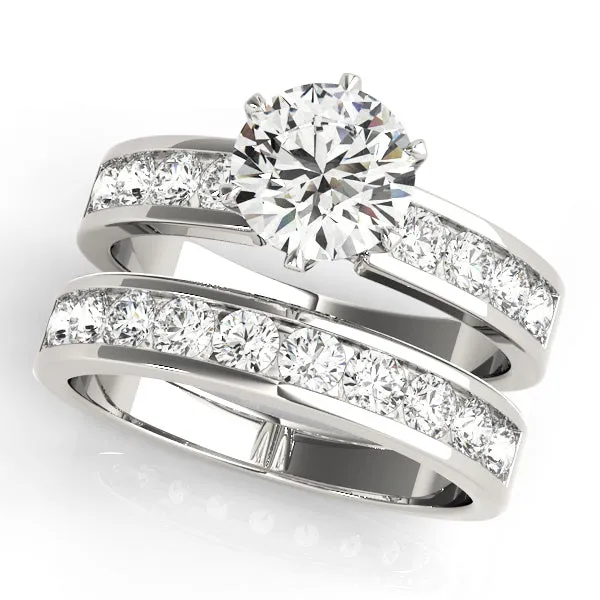 Single Row Diamond Engagement Ring Overnight Mountings Fashion Rings