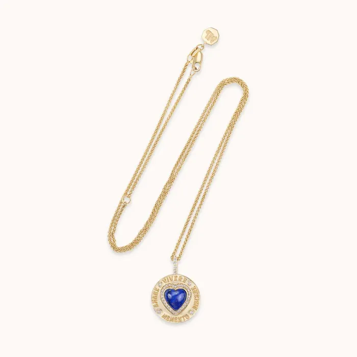 Charm Necklaces Greek Love Charm Blue Lapis Marlo Laz Charm Necklaces Greek Love Charm Blue Lapis Marlo Laz