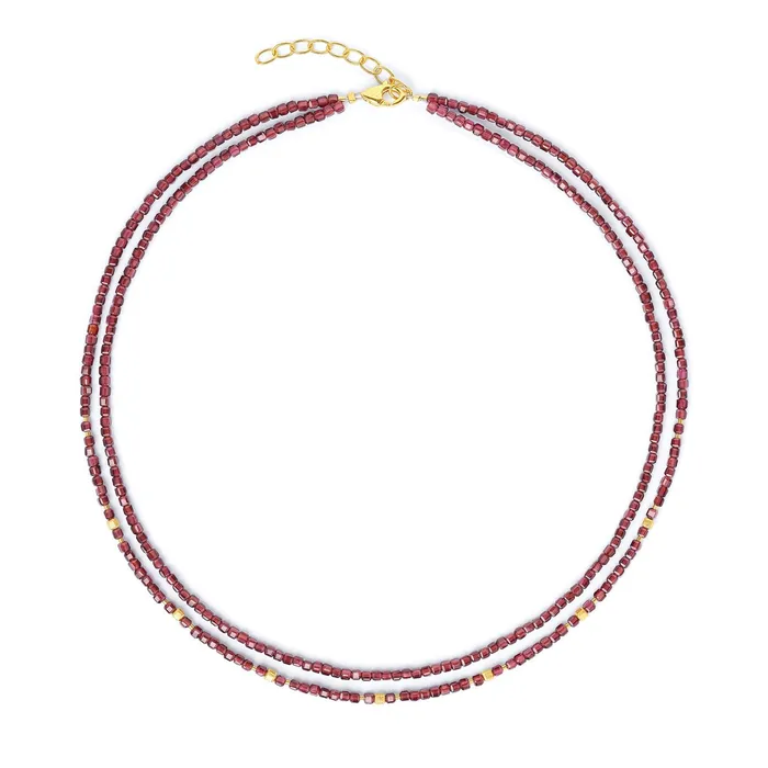 Cusoli Garnet Necklace Bernd Wolf Necklaces
