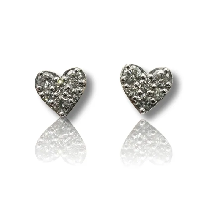 Earrings imakegrillzcom Heart Diamond Earring
