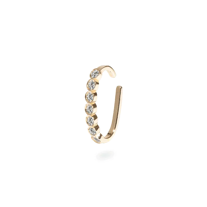 PRMAL Earrings Diamond Bar Ear Cuff