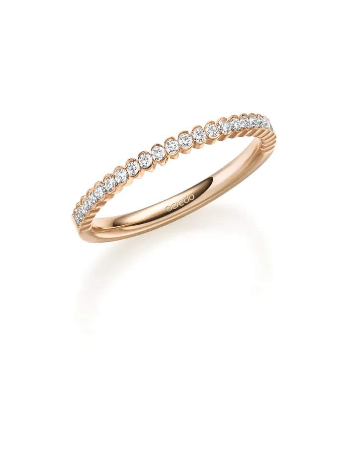 Rings 14K Rose Gold Band 14 cttw GSi1 acredo