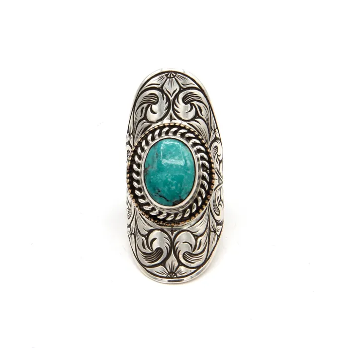 Shane Hendren Rings Oval Engraved Ring