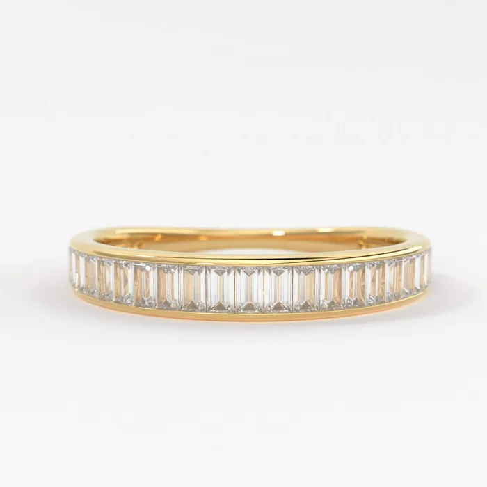 14K Gold Baguette Diamond Band 30MM Thin Channel Set Diamond Ring Half Eternity Stackable Ring Diamond Wedding Ring Minimalist Ring Jalvi Co Rings 14K Gold Baguette Diamond Band 30MM Thin Channel Set Diamond Ring Half Eternity Stackable Ring Diamond Wedding Ring Minimalist Ring Jalvi Co Rings