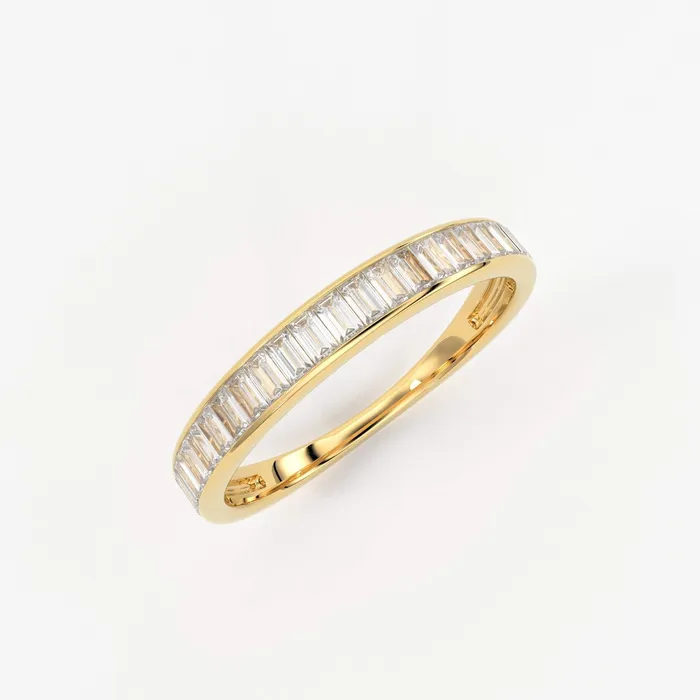 14K Gold Baguette Diamond Band 30MM Thin Channel Set Diamond Ring Half Eternity Stackable Ring Diamond Wedding Ring Minimalist Ring Jalvi Co Rings 14K Gold Baguette Diamond Band 30MM Thin Channel Set Diamond Ring Half Eternity Stackable Ring Diamond Wedding Ring Minimalist Ring Jalvi Co Rings