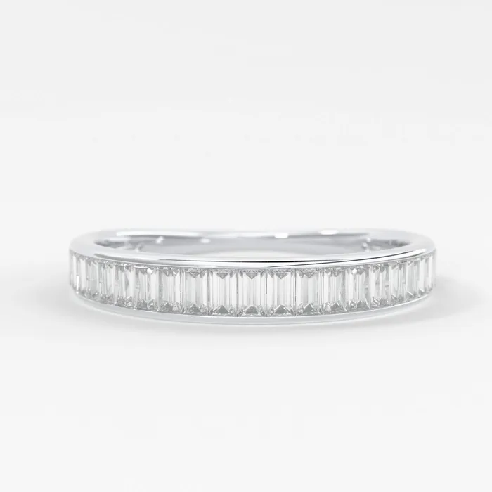 14K Gold Baguette Diamond Band 30MM Thin Channel Set Diamond Ring Half Eternity Stackable Ring Diamond Wedding Ring Minimalist Ring Jalvi Co Rings 14K Gold Baguette Diamond Band 30MM Thin Channel Set Diamond Ring Half Eternity Stackable Ring Diamond Wedding Ring Minimalist Ring Jalvi Co Rings