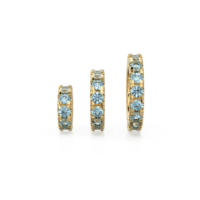 14k Gold Roundel Blue Topaz Charm Blue Topaz Wheel Charm Round Charm Holder Eternity Round Blue Topaz Band Connector March birthstone Jalvi Co Charm Necklaces 14k Gold Roundel Blue Topaz Charm Blue Topaz Wheel Charm Round Charm Holder Eternity Round Blue Topaz Band Connector March birthstone Jalvi Co Charm Necklaces