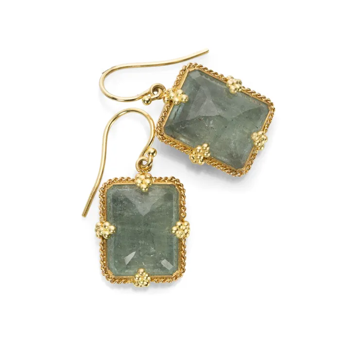 Amali Earrings One of a Kind Aquamarine Earrings
