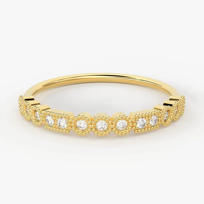 Baguette Diamond Ring 14k Gold Baguette Round Diamond Milgrain Bezel Half Eternity Ring Diamond Stacking Ring Diamond Wedding Band Jalvi Co Rings Baguette Diamond Ring 14k Gold Baguette Round Diamond Milgrain Bezel Half Eternity Ring Diamond Stacking Ring Diamond Wedding Band Jalvi Co Rings
