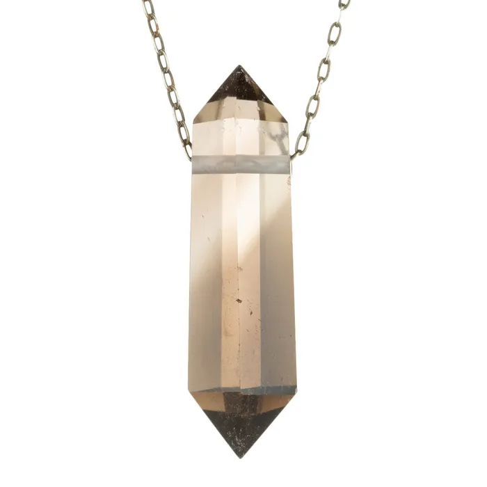Brown Smoky Quartz Crystal Pendant Necklace Joseph Brooks Necklaces