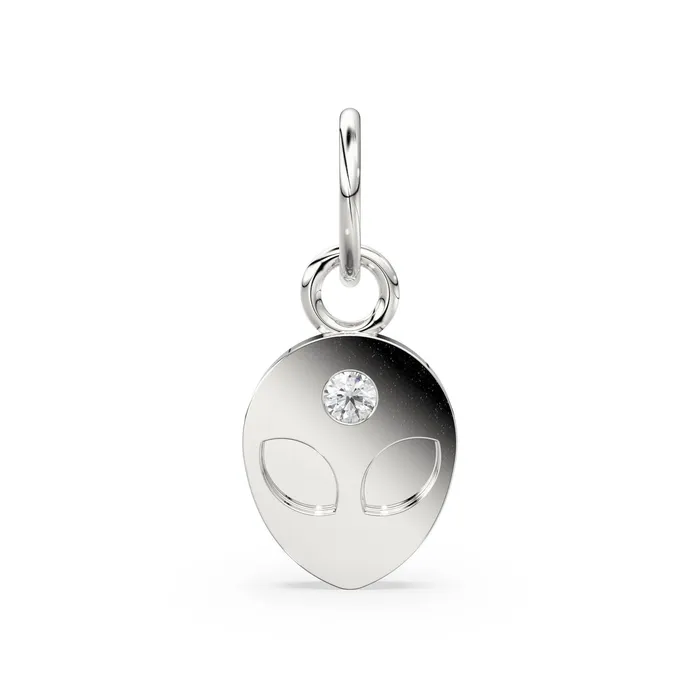 Jalvi Co Alien Head Diamond 14k 18k Solid Gold Charm Pendant Alien Charm Gold Charm Finding Alien Solid Gold Pendant Charm Necklaces Jalvi Co Alien Head Diamond 14k 18k Solid Gold Charm Pendant Alien Charm Gold Charm Finding Alien Solid Gold Pendant Charm Necklaces