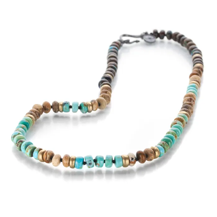 Joseph Brooks Turquoise Chrysocolla Jasper Necklace Necklaces