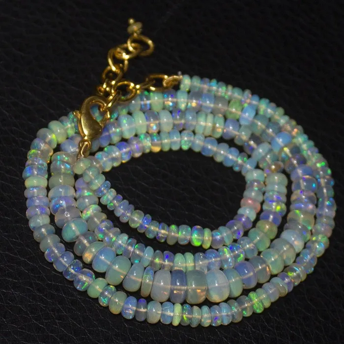 Necklaces Beads Supplies USA Natural Ethiopian Welo Opal Gold Plated Smooth Rondelle Necklace 35mm 6mm 21 Necklaces Beads Supplies USA Natural Ethiopian Welo Opal Gold Plated Smooth Rondelle Necklace 35mm 6mm 21