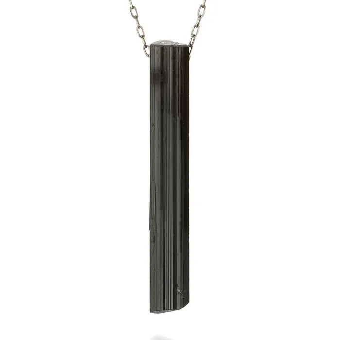 Necklaces Joseph Brooks Black Tourmaline Crystal Necklace