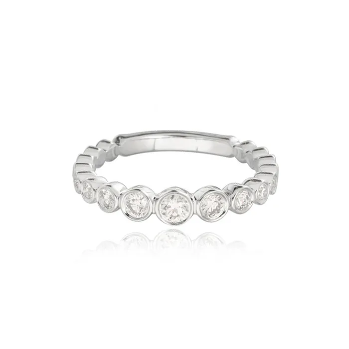 Alev Jewelry Rings Gold Bezel Diamond Ring