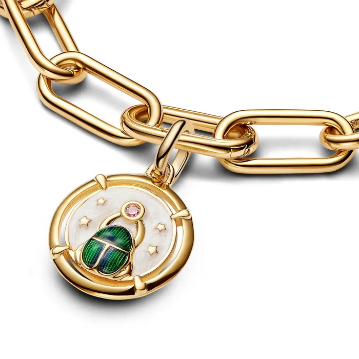 Charm Necklaces Pandora Pandora Scarab Beetle Medallion Charm