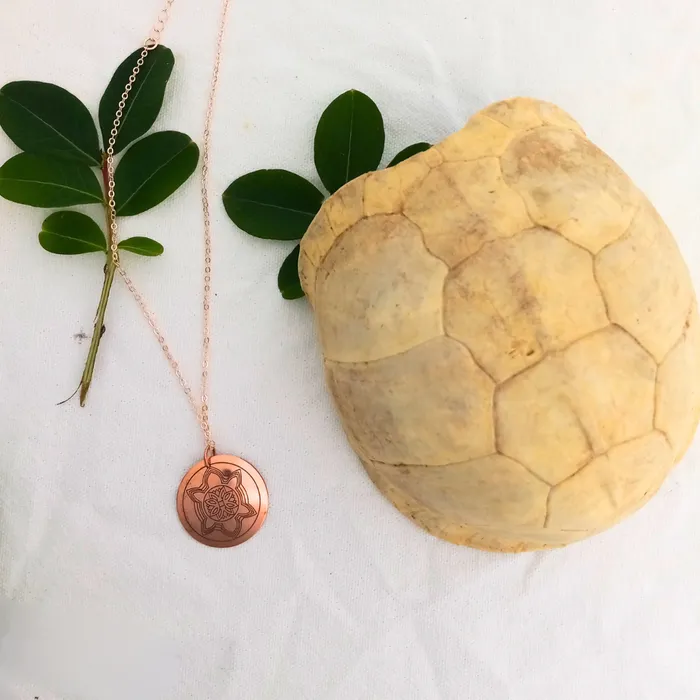 Cherokee Copper Necklaces Grandmother Turtle Necklace