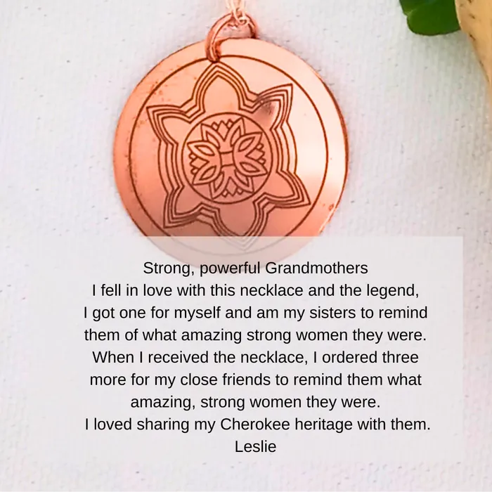 Cherokee Copper Necklaces Grandmother Turtle Necklace