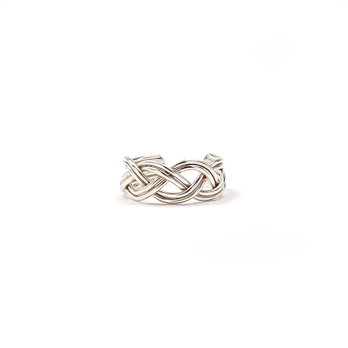 Earrings Hoops By Hand Braid Ear Cuff Mini Sterling Silver Earrings Hoops By Hand Braid Ear Cuff Mini Sterling Silver