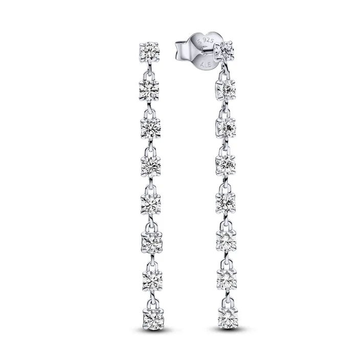 Earrings Pandora Sparkling Eight Stones Drop Earrings