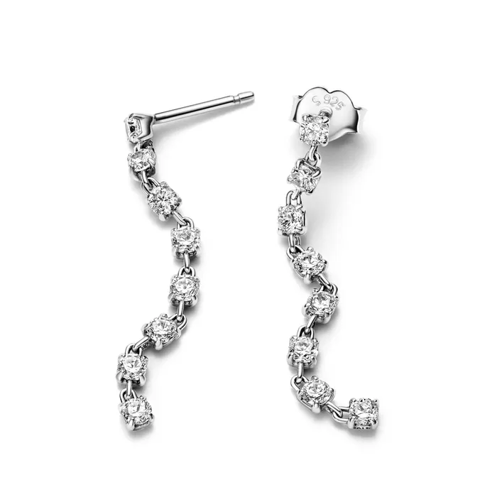 Earrings Pandora Sparkling Eight Stones Drop Earrings