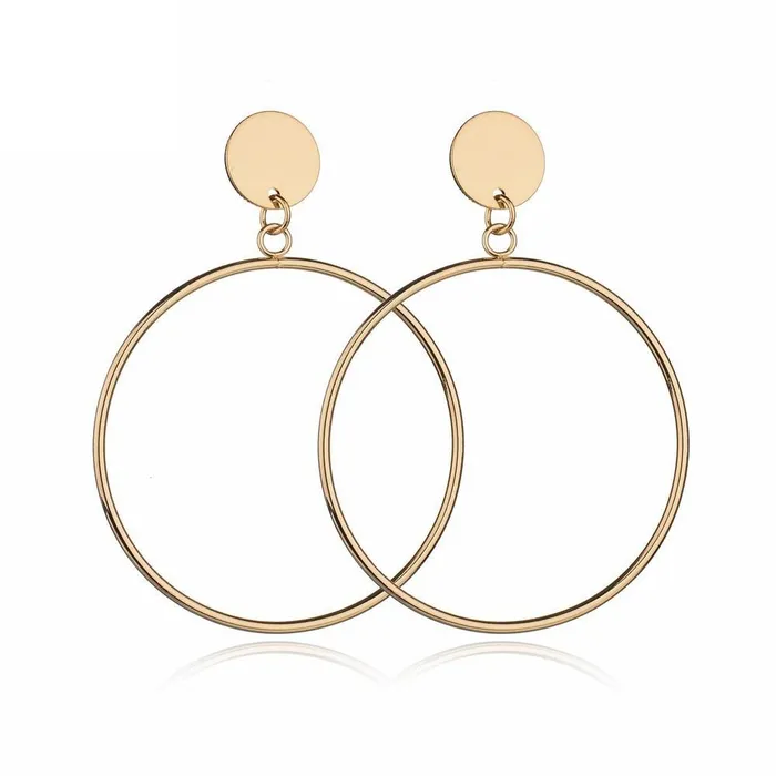 Earrings sparklingselections Hollow Big Round Drop Earrings Fashion Women Long Gold Engagement Wedding Earrings Jewelry Earrings sparklingselections Hollow Big Round Drop Earrings Fashion Women Long Gold Engagement Wedding Earrings Jewelry