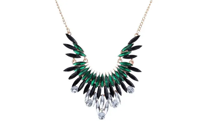 Exquisite Bib Pendant Choker Necklace sparklingselections Necklaces